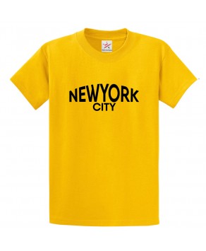 Newyork City Unisex Classic Kids and Adults T-Shirt